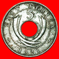 • GREAT BRITAIN TUSKS: EAST AFRICA ★ 5 CENTS 1921! George V (1911-1936) LOW START ★ NO RESERVE! - Colonie Britannique