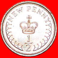 ★CROWN: UNITED KINGDOM★1/2 PENNY 1979! MINT LUSTER! LOW START ★ NO RESERVE! House Of Tudor(1485 - 1603 - 1/2 Penny & 1/2 New Penny