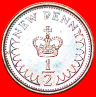 ★CROWN: UNITED KINGDOM★1/2 NEW PENNY 1981! LOW START ★ NO RESERVE! House Of Tudor(1485 - - 1/2 Penny & 1/2 New Penny