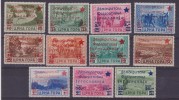 1945 OCCUPAZIONI MONTENEGRO AMM. JUGOSLAVA  MNH SOPRASTAMPA IN ROSSO - Altri & Non Classificati