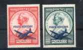 Monaco. Poste Aérienne. Louis II Surchargé - Poste Aérienne