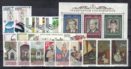 Liechtenstein - Année Complète 1988 - Annate Complete