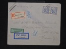 SUEDE - Enveloppe En Recommandée De Stockholm Pour La France En 1944 Avec Controle (bande Enlevée) - A Voir - Lot P11331 - Lettres & Documents
