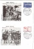 LBL33D3- FRANCE LOT DE 2 EP CP MODERNES AVEC REPIQUAGES - Overprinter Postcards (before 1995)