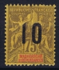 MADAGASCAR Yv Nr 114 A Chiffre Espacé  MH/*, Avec  Charnière , Mit Falz (2,5 Mm +) - Unused Stamps