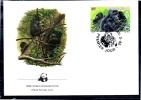 RWANDA   FDC   WWF  Panda  Gorilles - Gorillas