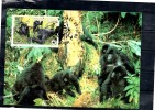 RWANDA   Carte  Maxi   WWF  Panda  Gorilles - Gorillas
