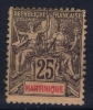 Martinique   Yv Nr 38 MH/*, Avec  Charnière , Mit Falz, - Unused Stamps