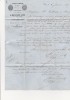 LETTRE FACTURE COMMERCIALE - FABRIQUE D'ORSEILLES- A. HUILLARD AINE -PARIS -AFFRANCHIE N° 14 -ANNEE 1857 - Chemist's (drugstore) & Perfumery