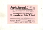 BUVARD POUDRE SAINT ST ELOI Germinateur Anticryptogamique Pour Agriculteurs Usine Rue De La Garenne BLOIS - Agriculture