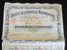 Action 100 Francs Societe Des Appareils Magondeaux Siege Social à Paris 15/07/ 1925 - Automobilismo