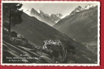 HAL-07  Saint-Luc Anniviers. Besso Gabelhorn Mt Durand Cervin Et Pigne De L'Allex. Visa Censure 1939, Non Circulé - Anniviers