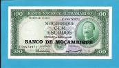 MOZAMBIQUE - 100 ESCUDOS - ND (1976 - Old Date 27.03.1961 ) - UNC - P 117 - AIRES DE ORNELAS - PORTUGAL - Mozambique