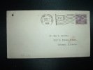 LETTRE TP FEDERAL BUILDING 3c OBL.MEC. DRAPEAU APR 17 1935 WILLIAMSPORT, IND. - Marcophilie