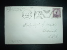 LETTRE TP LOS ANGELES 3c OBL.MEC. DRAPEAU AUG 3 1932 KENSAL, N.DAK. - Marcophilie