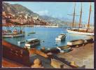 MONACO   Le Port  CPSM   Le 23 10 1959  Affranchie Avec 2 Timbres  BATEAUX Et VOILIER - Hafen