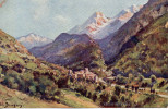 CP - EAUX BONNES - EUG. BOURGEOIS - PYRENEES S. XVII N° 2 - Eaux Bonnes