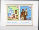 World RACIAL Peace 1968 KD Jemen Block 130 ** 6€ Kennedy Lincoln Dr.Martin Luther King Bloc Hb Art Ms UNO Sheet Bf Yemen - 1970 – Osaka (Japan)