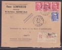 France Type Marianne De Gandon Sur Lettre - 1945-54 Marianna Di Gandon