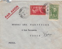 Lettre Tananarive Pour Paris 1939 - Briefe U. Dokumente