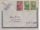 Lettre Madagascar Majunga Pour Paris 1938 - Briefe U. Dokumente