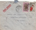 Lettre Madagascar Tananarive Pour Paris 1939 - Storia Postale