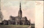 SALISBURY CATHEDRAL (from NE)  WILTSHIRE~ Pu1904 - Salisbury