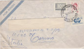 A3277 - ARGENTINA 3 Valori Su Busta  VG Campo Santossa-Torino 09/06/1977 - Briefe U. Dokumente