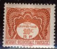 Afrique Occidentale AOF A.O.F. - Neuf - Y&T 1947 N° 1 Timbre Taxe 10c Rose-carmin - Nuevos