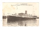 CPA LAMARTINE Paquebot Poste Rapide De La Cie Messageries Maritimes - Steamers