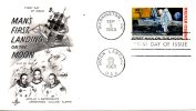 USA. PA 73 De 1969 Sur Enveloppe 1er Jour. Neil Armstrong. - América Del Norte