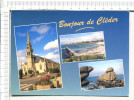 CLEDER   - BONJOUR  De...    -   3  Vues   :    L  Eglise, Le Port Et Les  Rochers  De  Theven  Kerbrat - Cléder