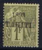 TAHITI  Yv Nr 30 MH/*, Avec  Charnière , Mit Falz, Descandante - Unused Stamps