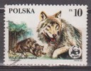 POLONIA 1985 WWF. FAUNA - LOBOS. USADO - USED. - Used Stamps