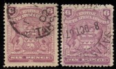 BSAC / Rhodesia - 1898-1908 Arms 6d Purple & Mauve (o) # SG 83 & 83a - Other & Unclassified