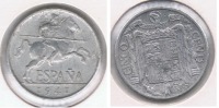 ESPAÑA FRANCO 5 CENTIMOS PESETA 1941 R - Altri & Non Classificati