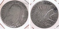 FRANCIA LOUIS XV ECU  1735  PLATA SILVER R. - 1715-1774 Louis  XV The Well-Beloved