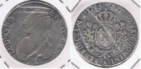 FRANCIA LOUIS XVI ECU PARIS 1785  A PLATA SILVER R. - 1715-1774 Luigi XV Il Beneamato