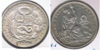 PERU SOL 1924 PLATA SILVER R - Peru