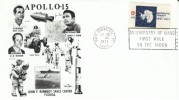 Apollo-15 Cover, Cape Canaveral Postmark, Astronauts Scott Worden And Irwin, 26 July 1971 - Etats-Unis