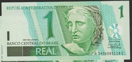 BRASIL 1 REAL ND (2003) # A343608....C    P# 251 - Brazilië