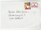 1988  DENMARK  COVER  Stamps WINDMILL With CHRISTMAS LABEL - Lettres & Documents