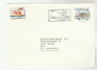 1988 Tarm DENMARK COVER  Stamps KRONBORG ANNIV With CHRISTMAS LABEL Slogan Pmk Write Sender On Letter Post - Covers & Documents