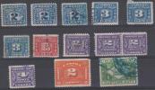 CANADA - Small Range Of Custom Excise And Postage Dues. Used - Vignette Locali E Private