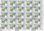 Eisbär Tiere Der Antarktis 1987 Sowjetunion 5694+Bogen O 8€ Bloque Bloc WWF M/s Maritimus Fauna Sheetlet Bf USSR CCCP SU - Feuilles Complètes