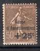 France N° 267  XX Gomme D´origine  Au Profit De La Caisse D´Amortis. (IV) : Type Semeuse Lignée + 25 Sur 50 C. Brun TB - 1927-31 Sinking Fund