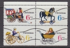 USA 1970 Christmas / Toys Precancelled 4v In Bl ** Mnh (25662H) - Vorausentwertungen