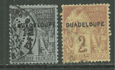 Guadeloupe Oblitérérs, No: 14 à 15 Y Et T, USED - Oblitérés