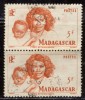 Madagascar - Oblitéré - Y&T 1946 N° 313 Types Betsimisarake 5f Rouge-brun X2 - Usados