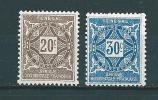 Colonie Timbres Du Sénégal  Taxe De 1915  N°15 Et 16  Neufs * - Postage Due